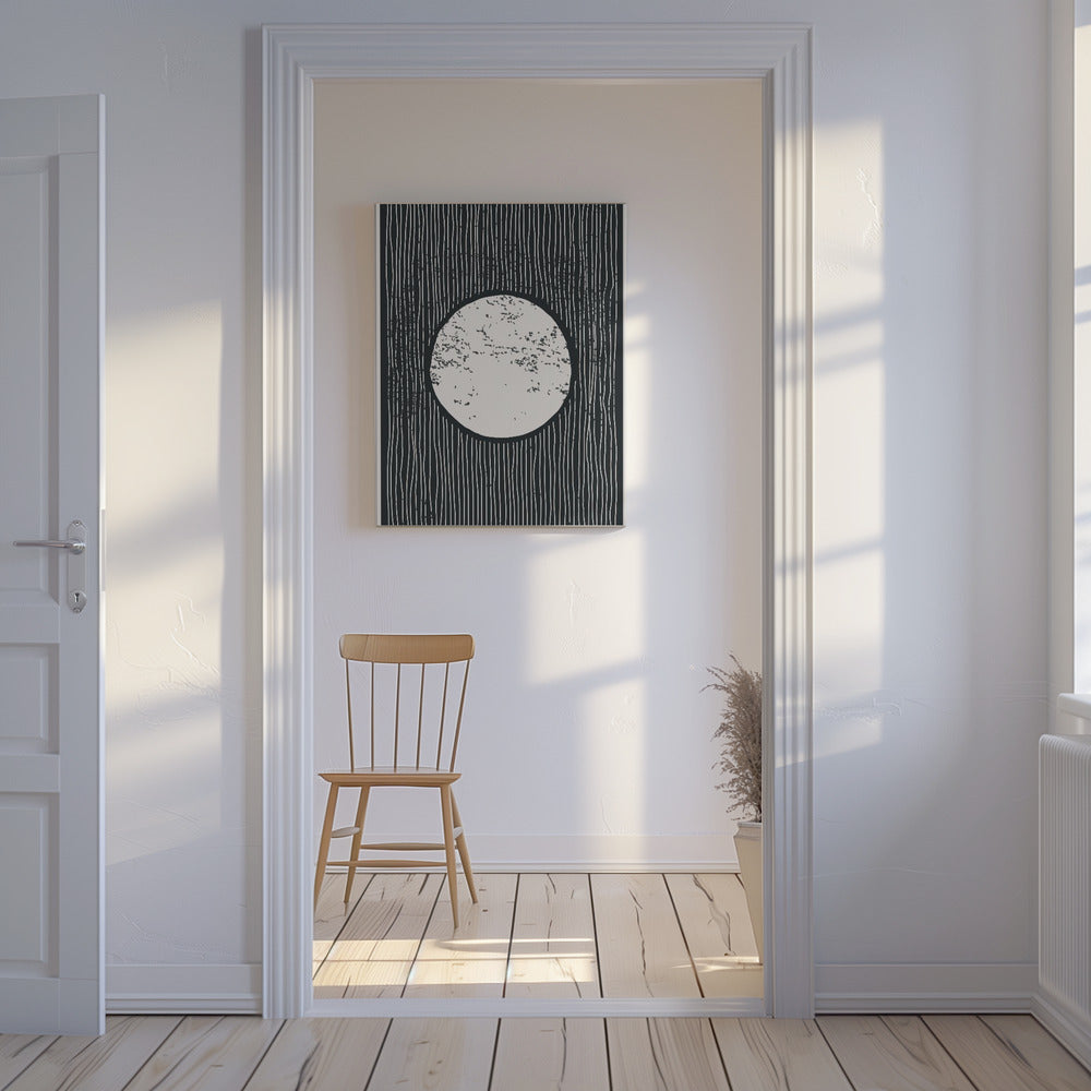 Minimale Maan | Canvas