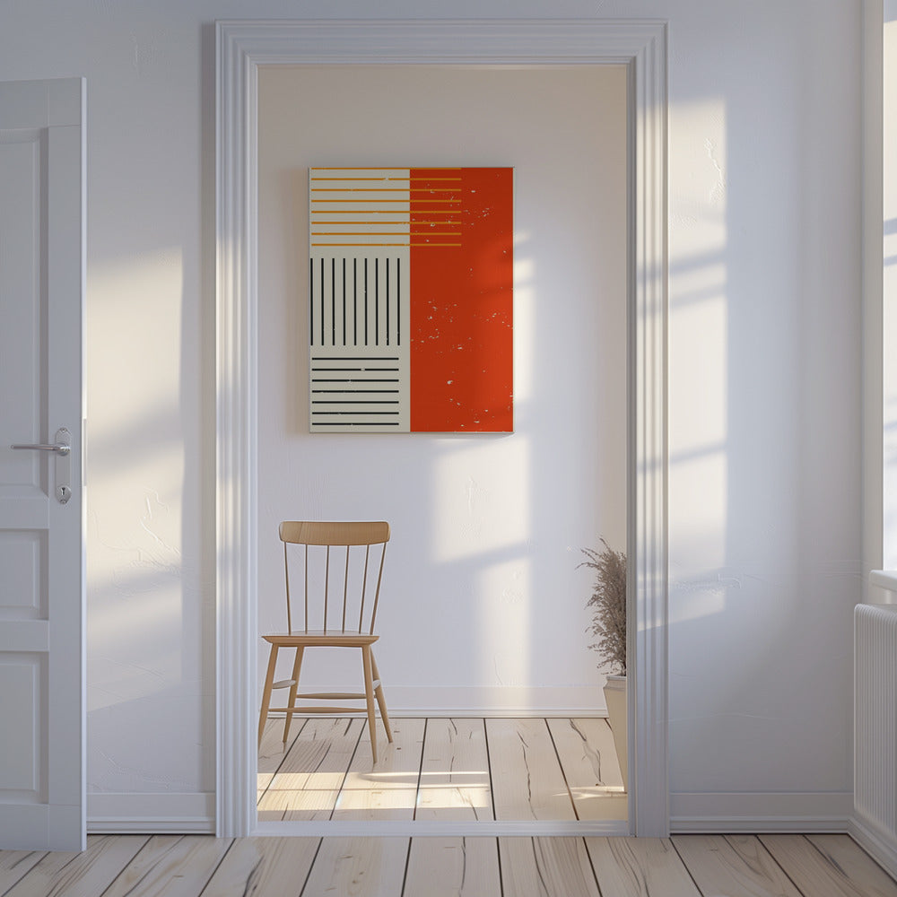 Levendige Minimal Serie #4 | Canvas