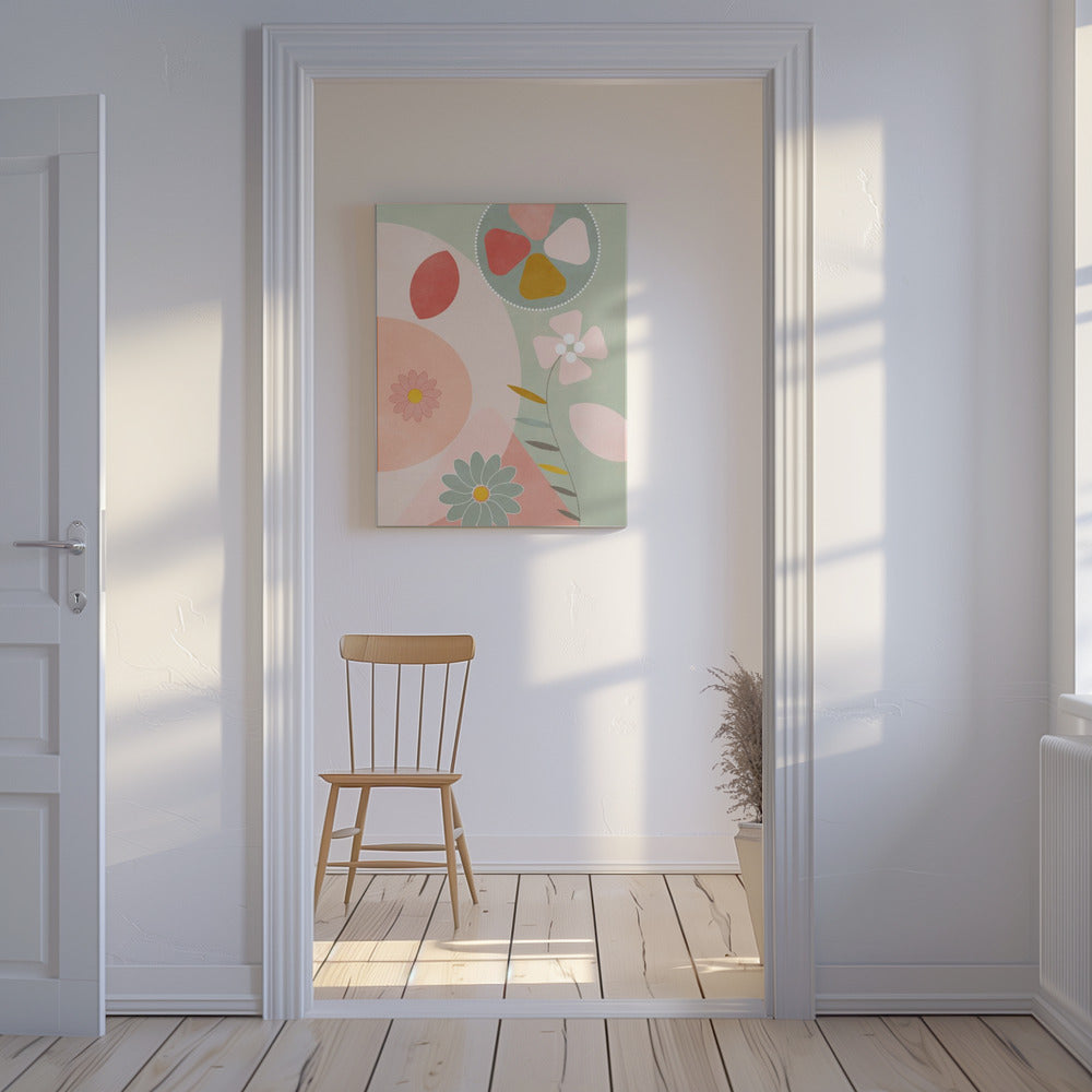 Vriendelijke kleuren 3 | Canvas