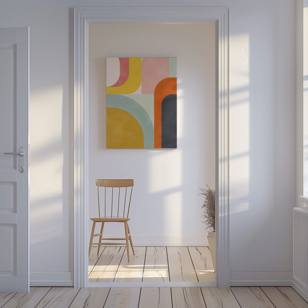 Vriendelijke kleuren2 | Canvas