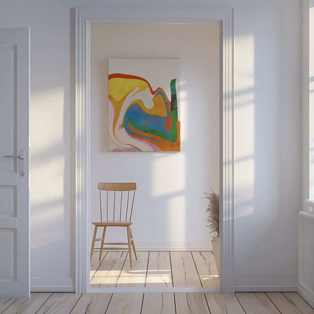 Organisch Bauhaus Waved | Canvas