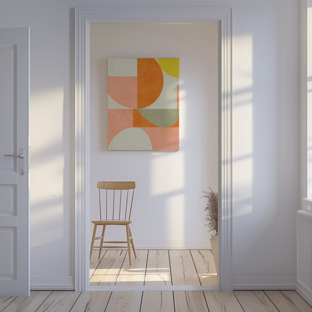 Zomercirkels22 3 V | Canvas