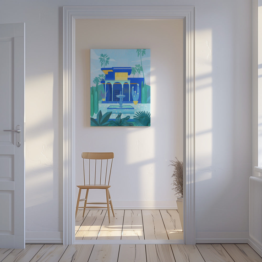 Marokkaanse tuin | Canvas
