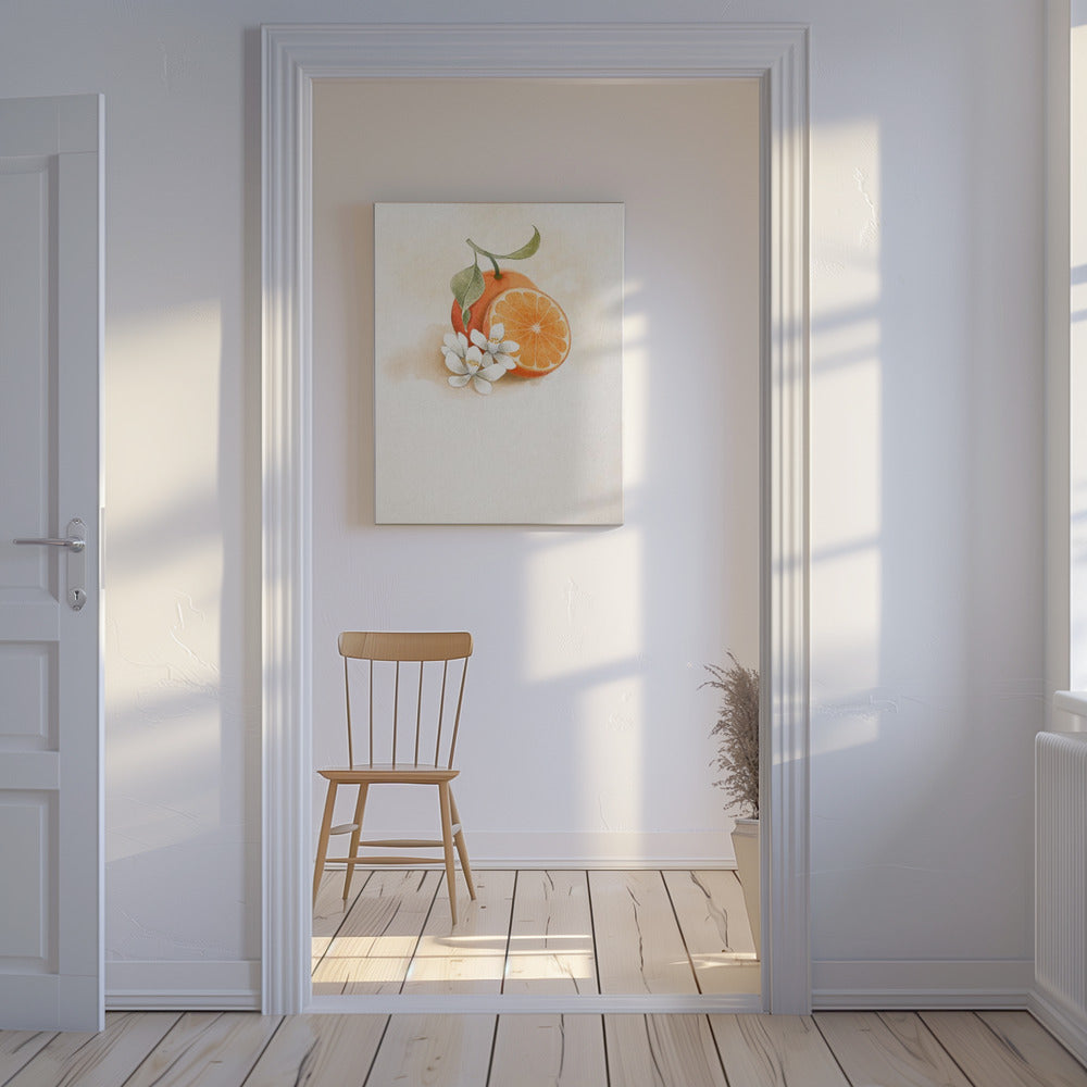 Sappige Sinaasappel | Canvas