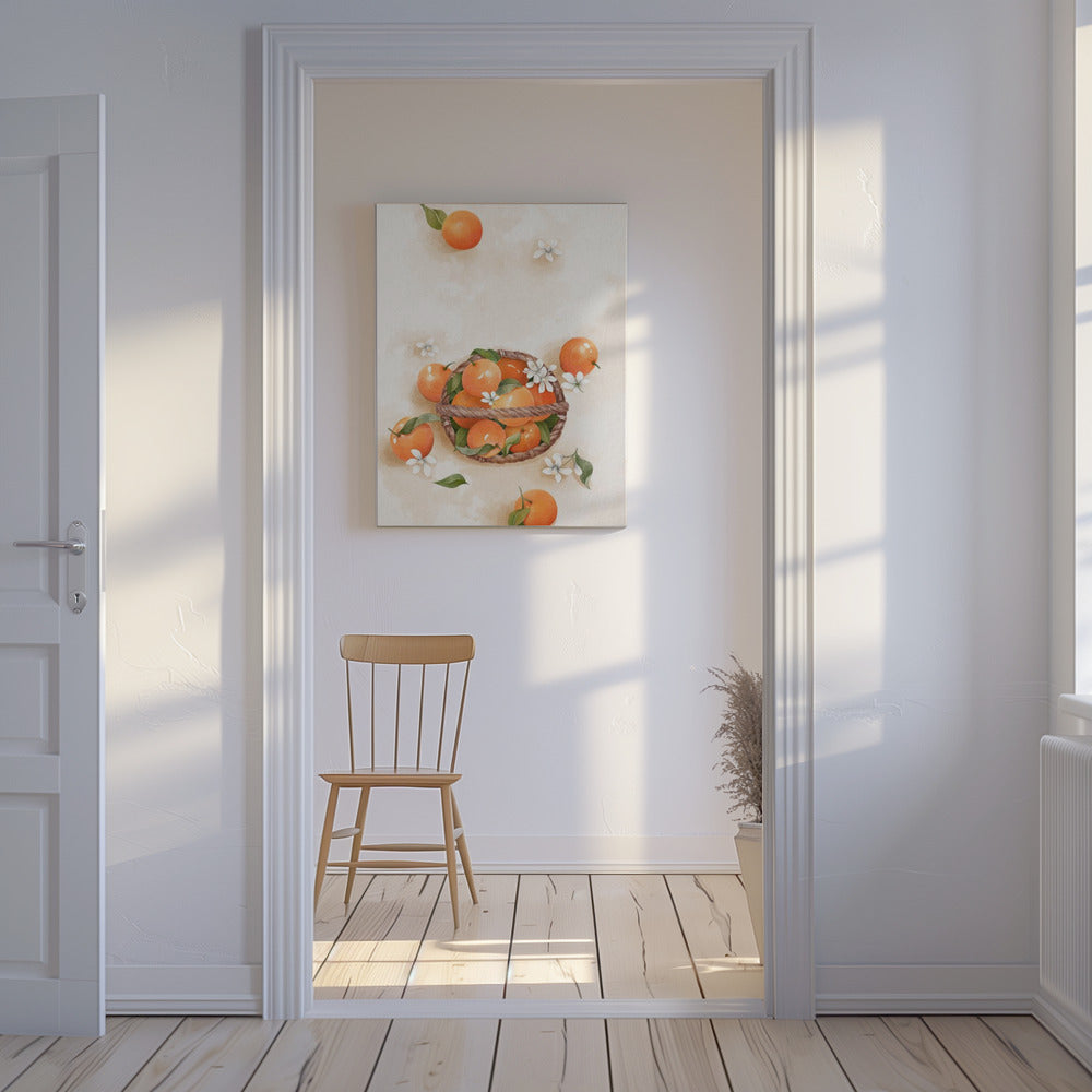 Sappige Sinaasappel | Canvas