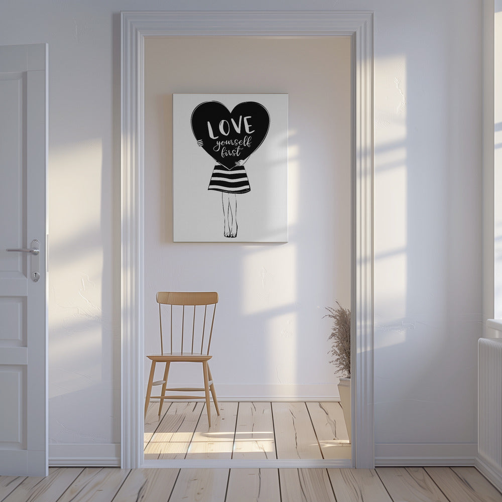 Houd van jezelf | Canvas
