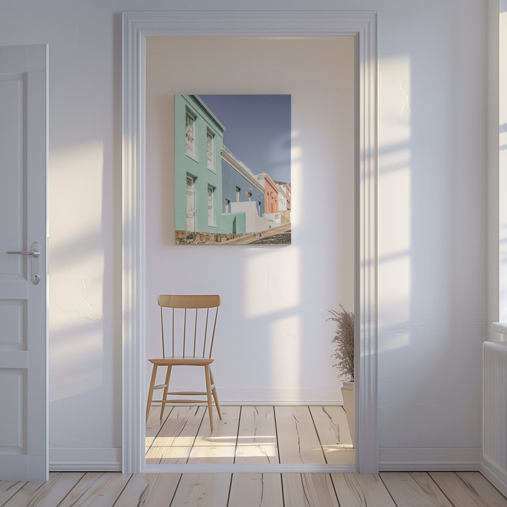 Kleurrijke straatharmonie | Canvas