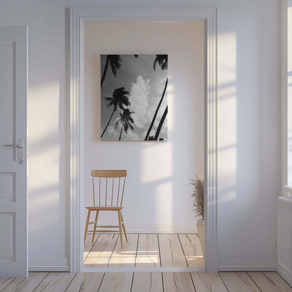 Silhouetten van palmen | Canvas