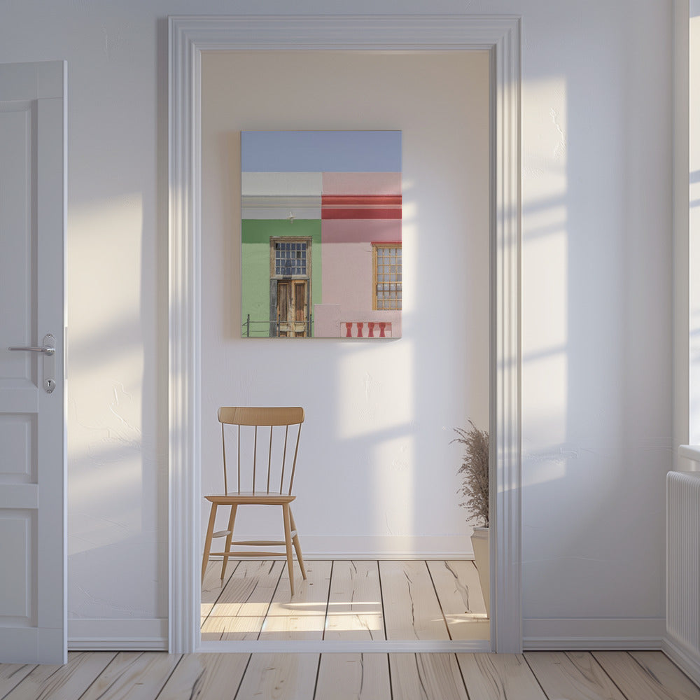 Kleurrijke gevels | Canvas