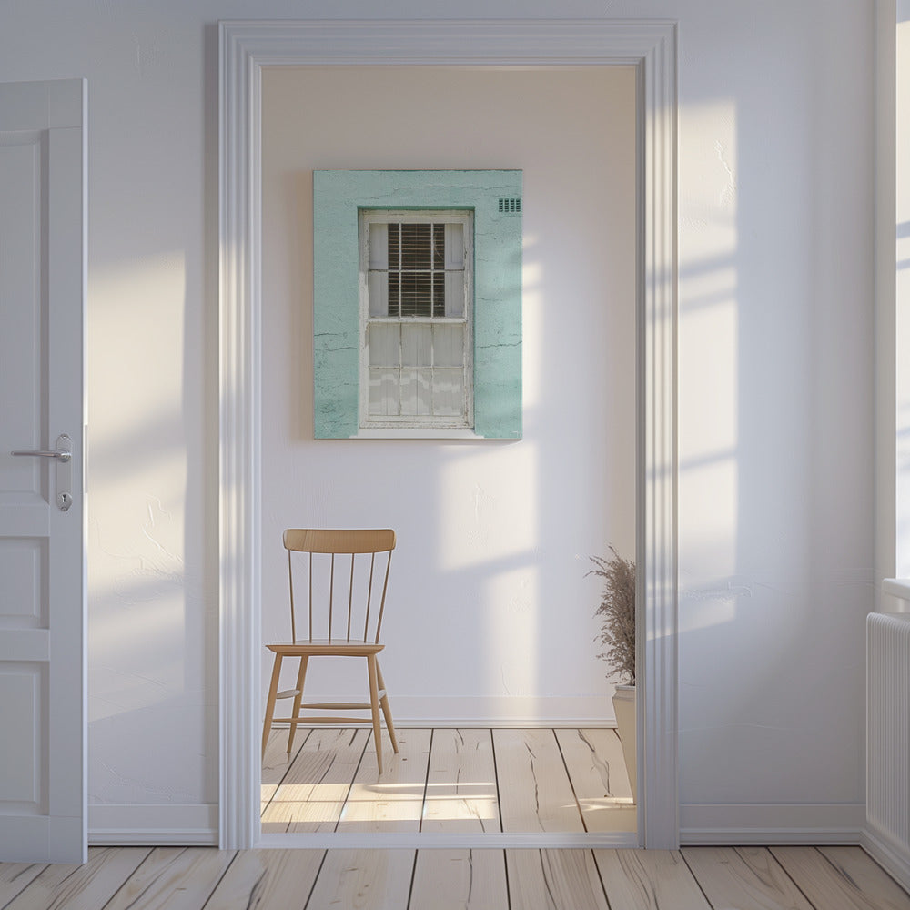 Turquoise Sereniteit | Canvas