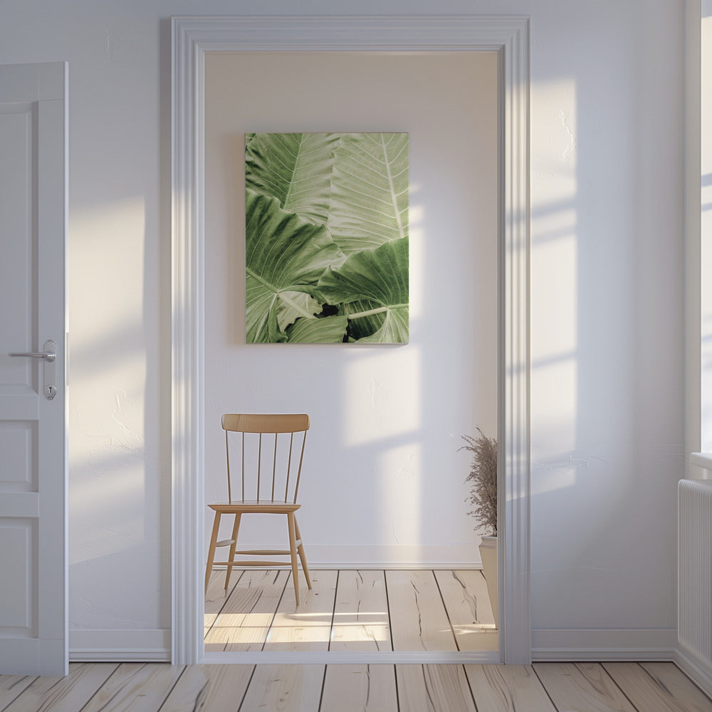 Groen gebladerte | Canvas
