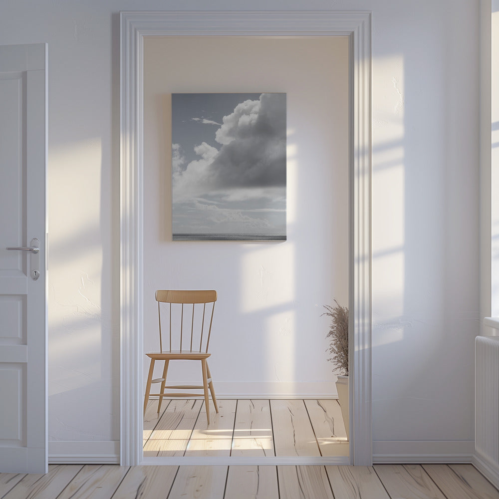Bewolkte horizonten | Canvas