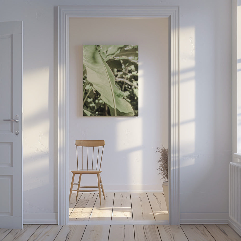 Smaragdgroen luifel | Canvas