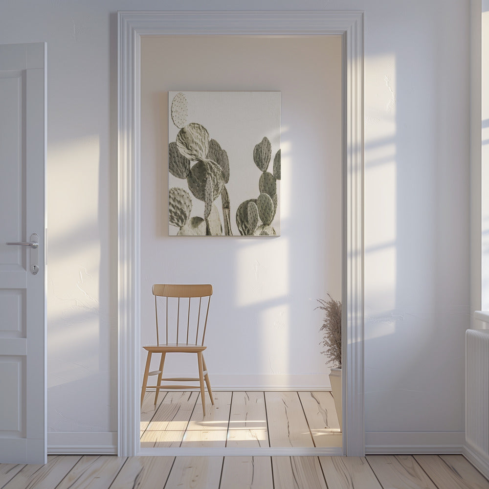 Cactus Sereniteit | Canvas