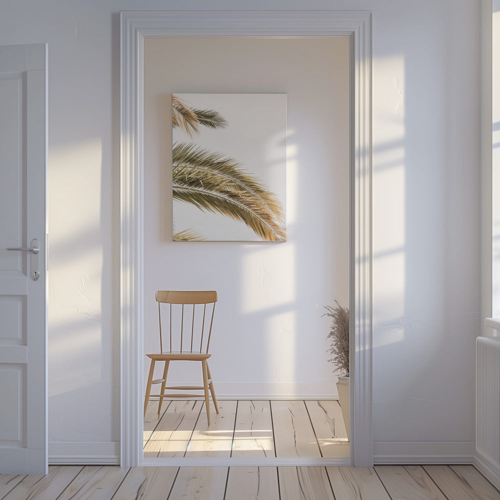 Gouden Palmbries | Canvas