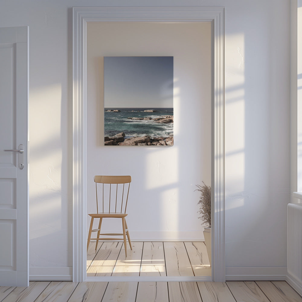 Rust aan de rotskust | Canvas