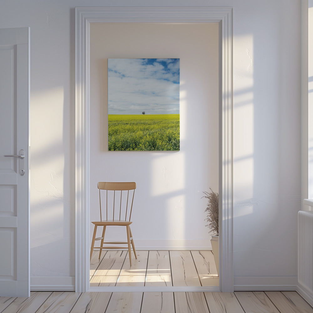 Eenzame boomhorizon | Canvas