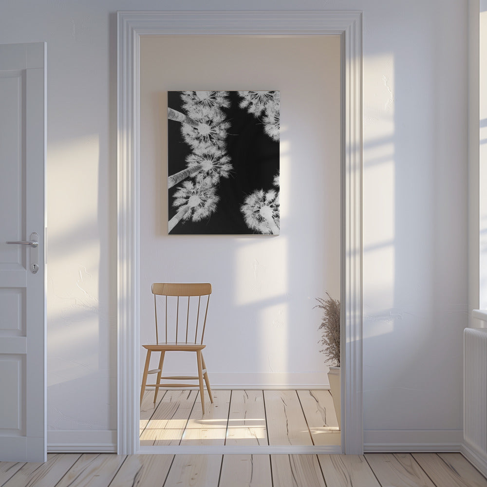 Omgekeerd palmlandschap | Canvas