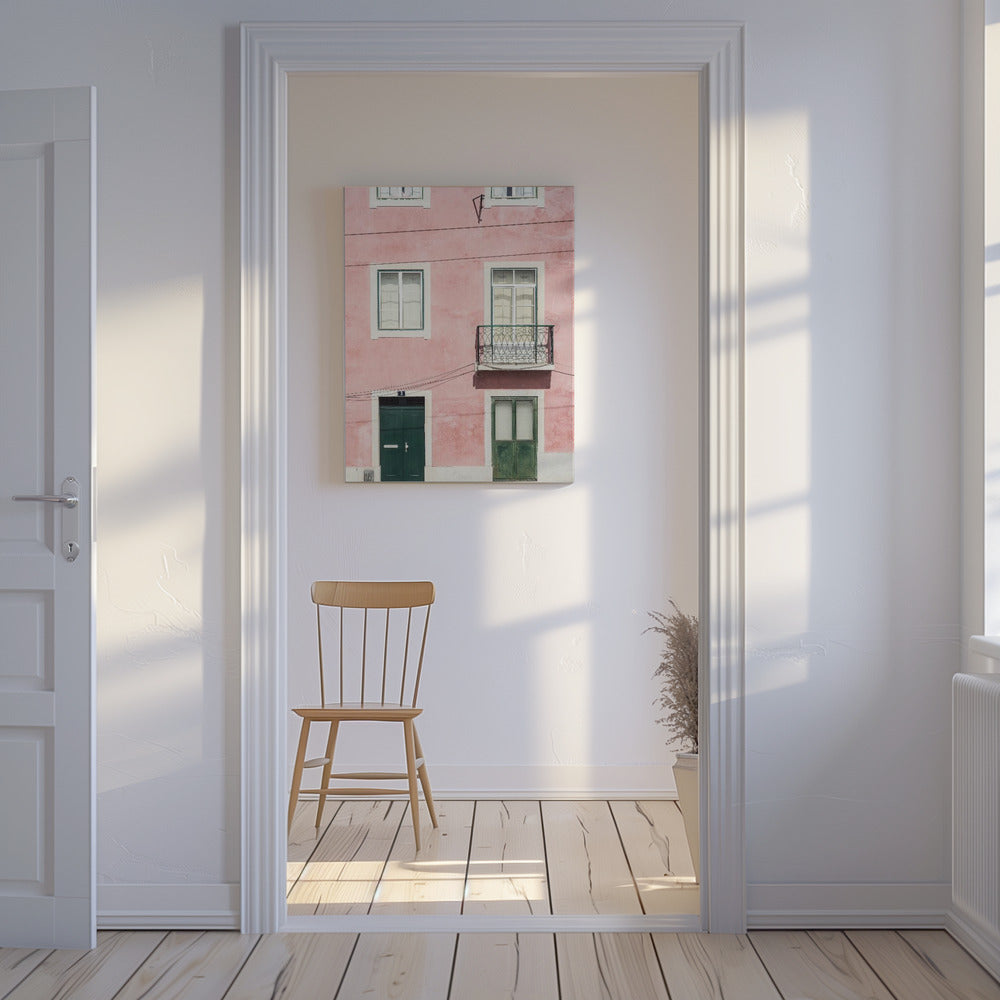 Pink Façade Harmony | Canvas