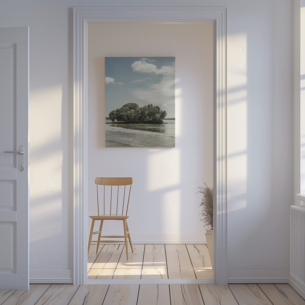 Serene Island landschap | Canvas