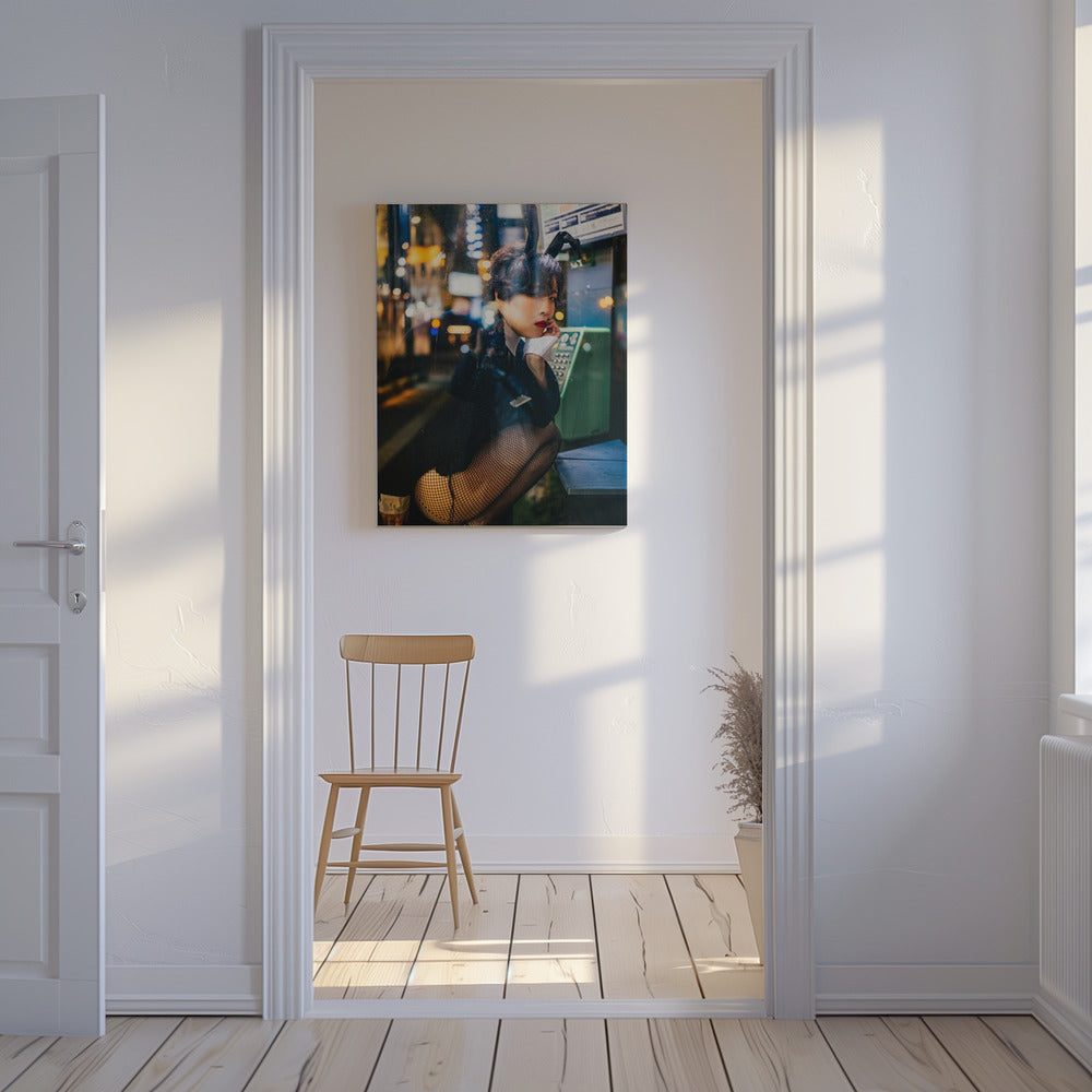 Konijnenmeisje | Canvas
