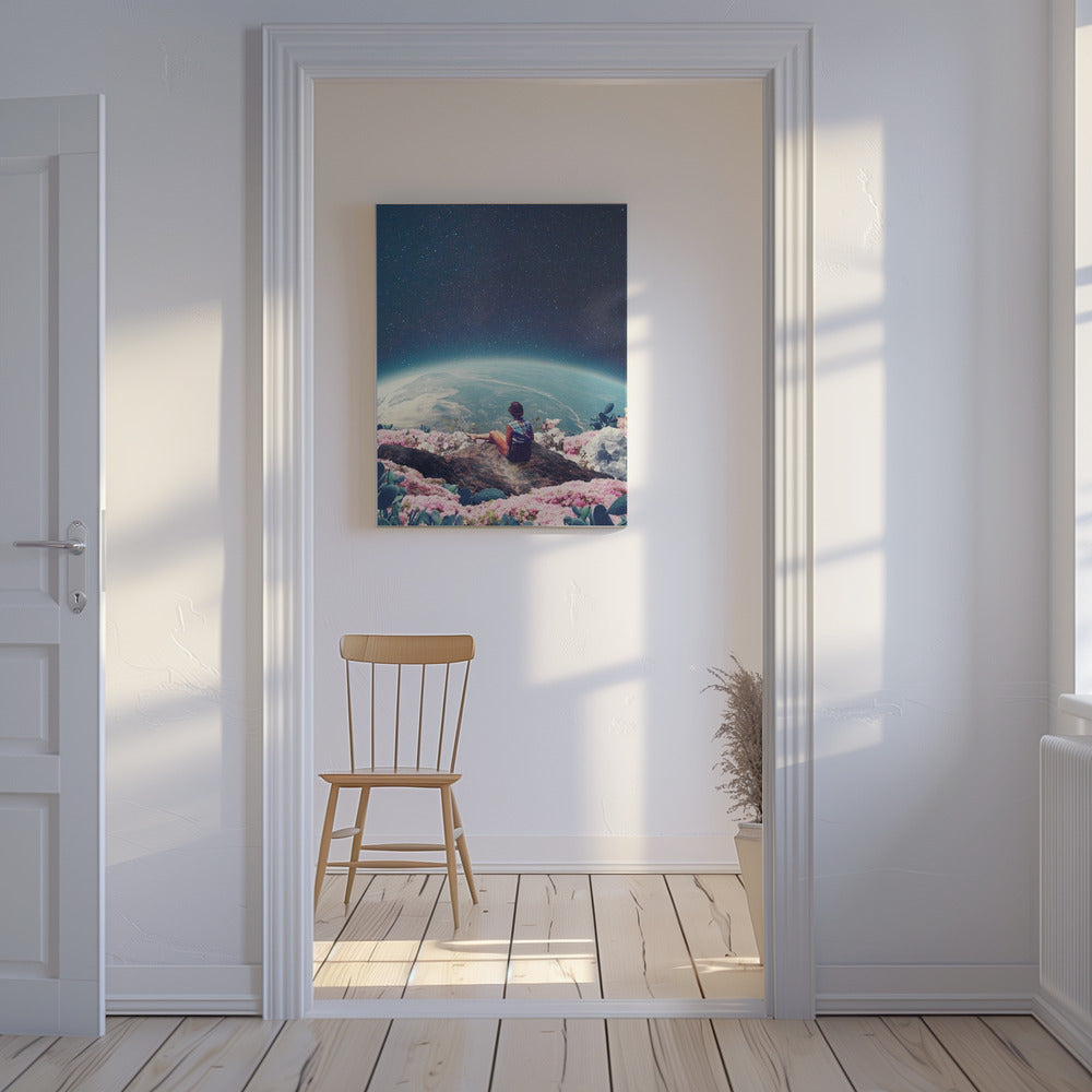 Mijn wereld bloeide toen ik van je hield | Canvas