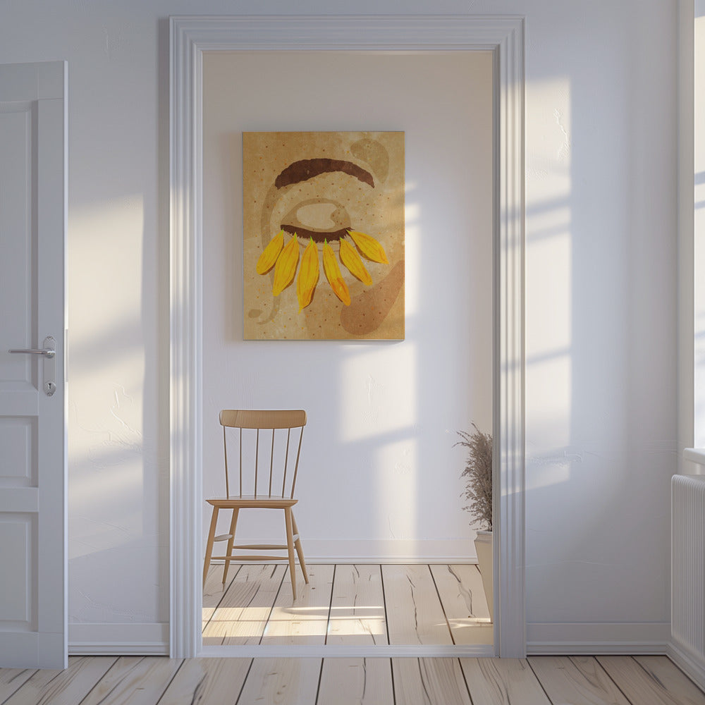 Flower power wimpers | Canvas