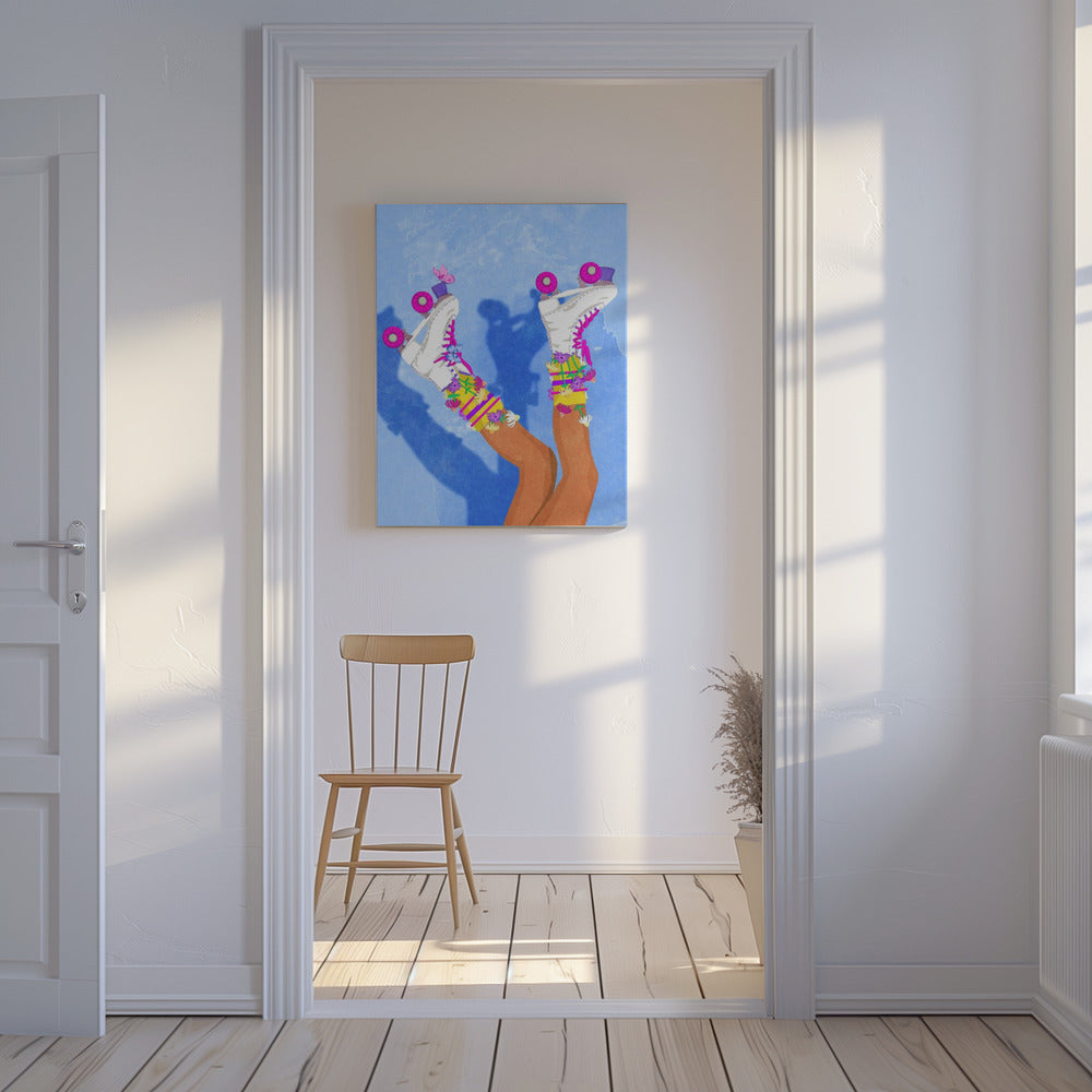 Skate als een meisje | Canvas