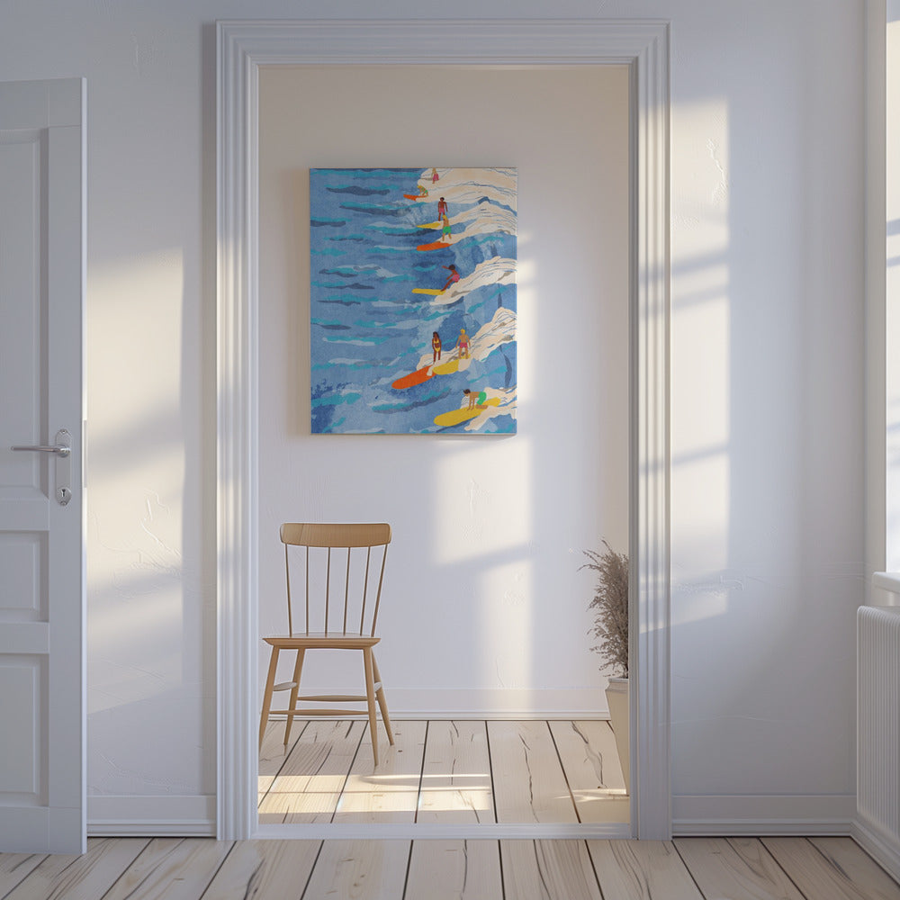 ontspannen surfen | Canvas