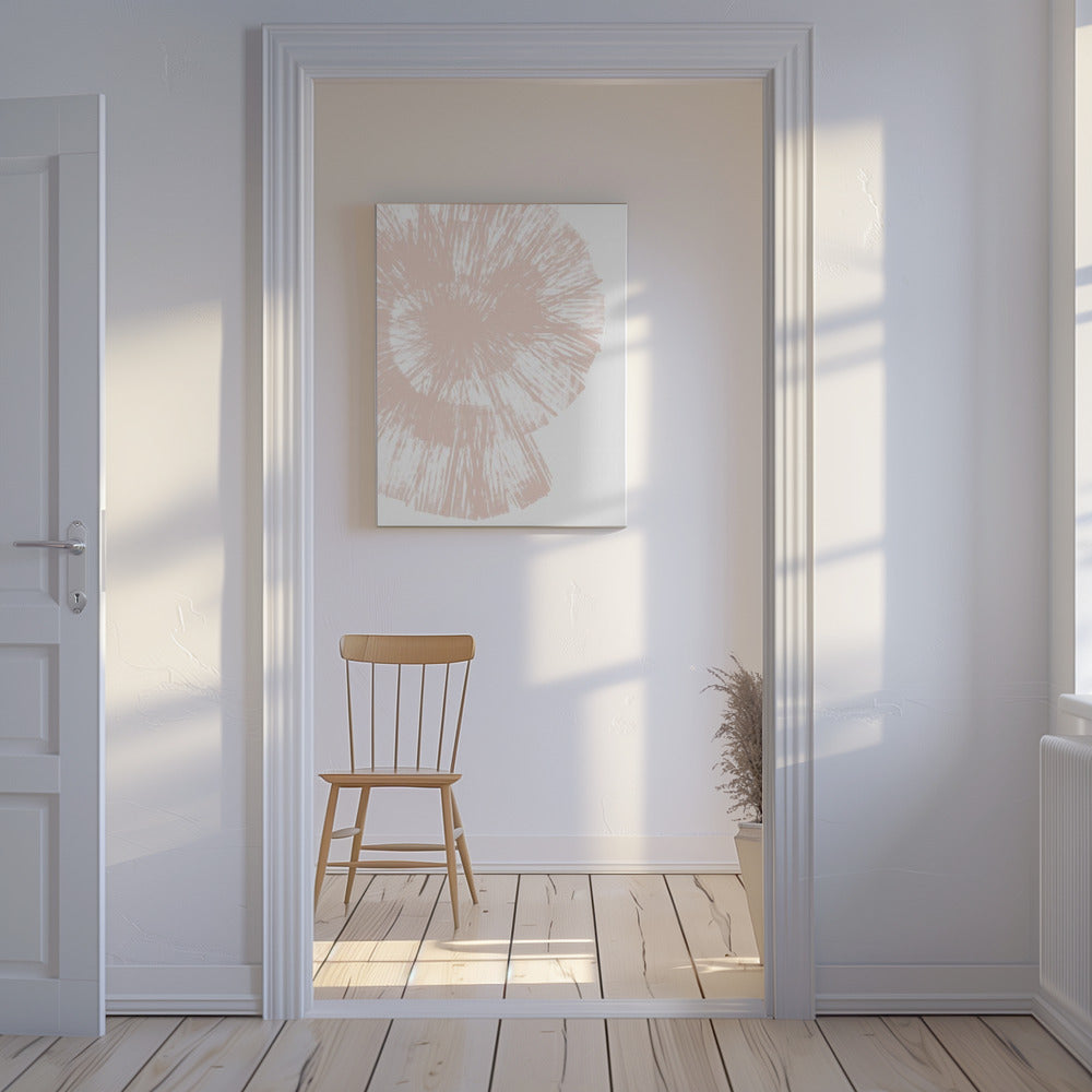 Radiant Spiral Burst | Canvas