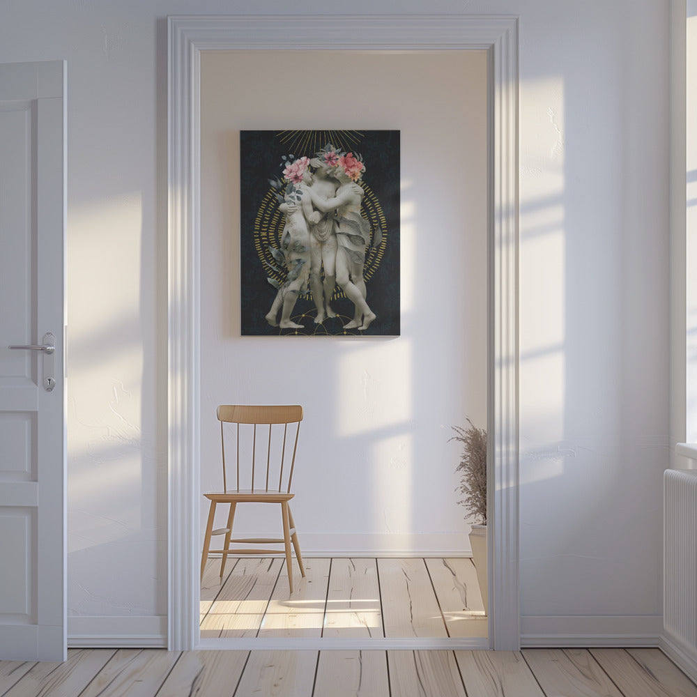 Eerbetoon aan de delicate kracht van vrouwen IV | Canvas