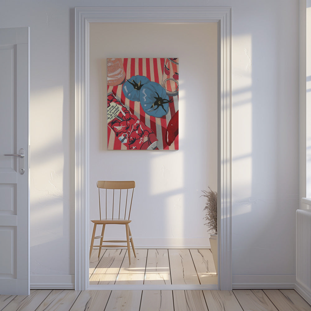 Blue Tomatoes | Canvas