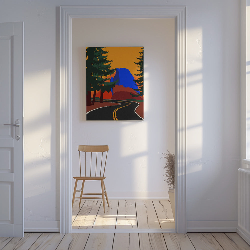 Clacierweg met halve koepel | Canvas
