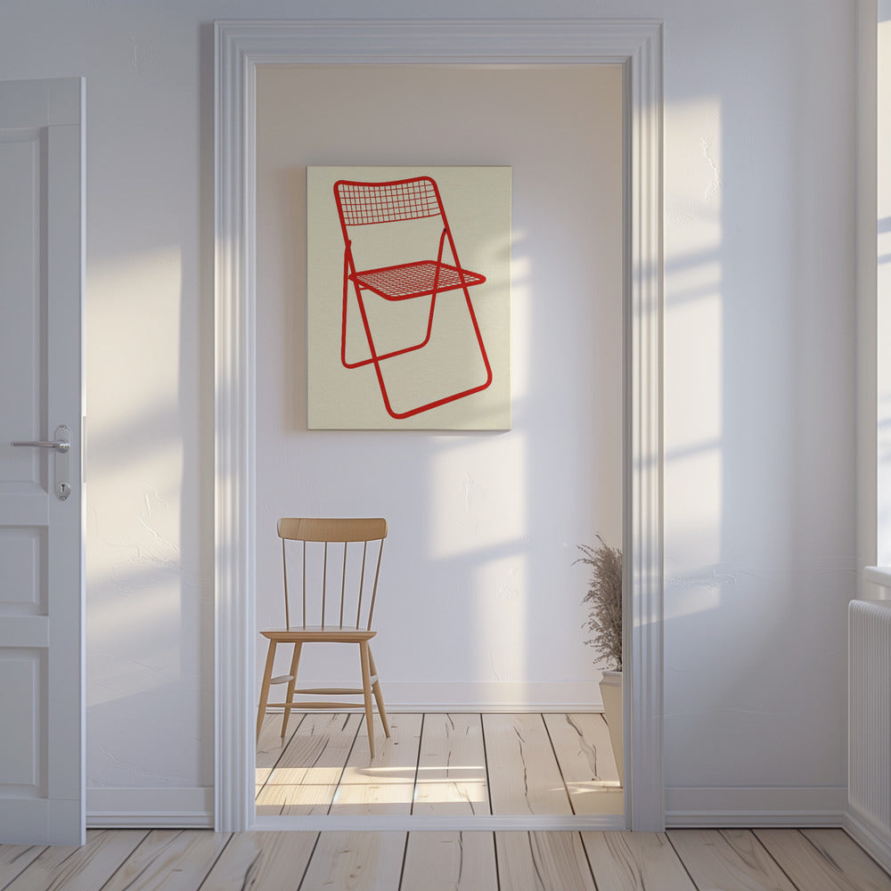 Ted Netstoel Rood | Canvas