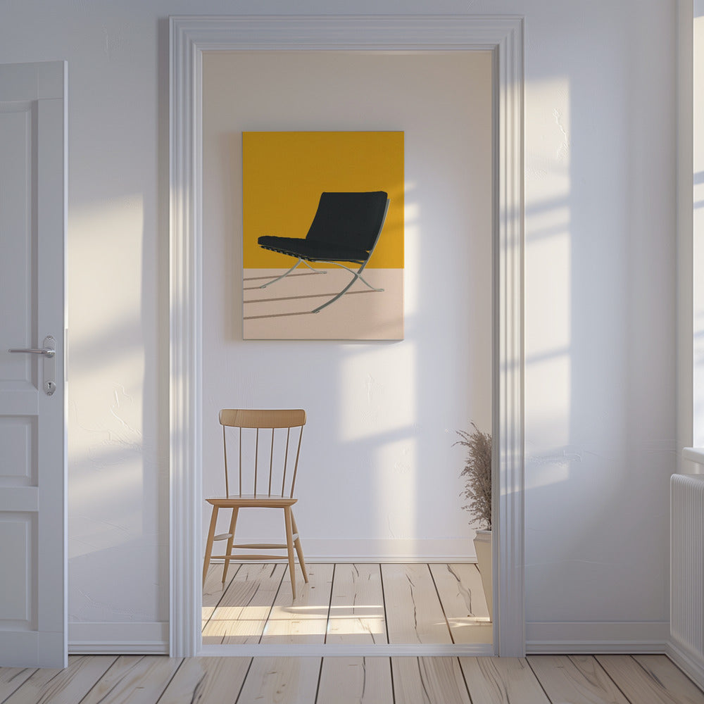 Barcelona-stoel van Mies Van Der Rohe | Canvas