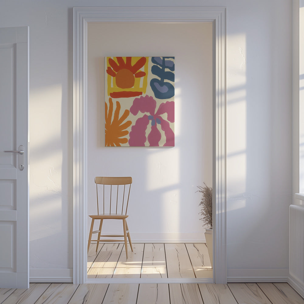 Levendige vormen | Canvas