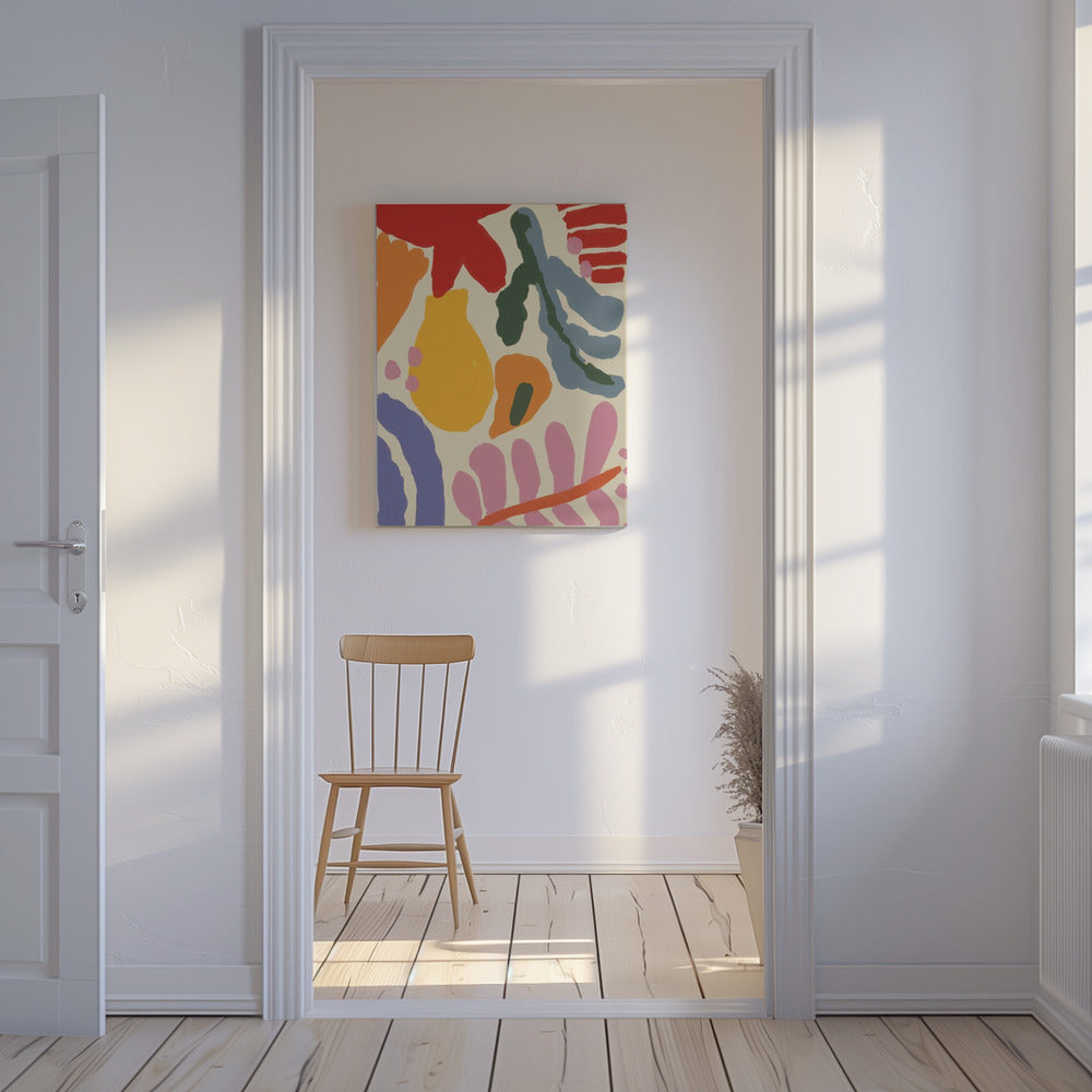 Levendige vormen | Canvas