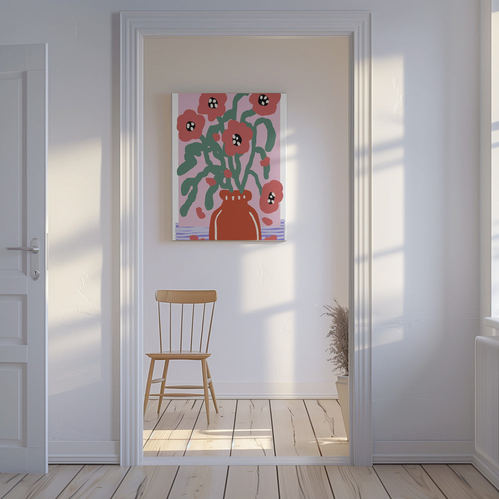 Bloemenimpressie | Canvas