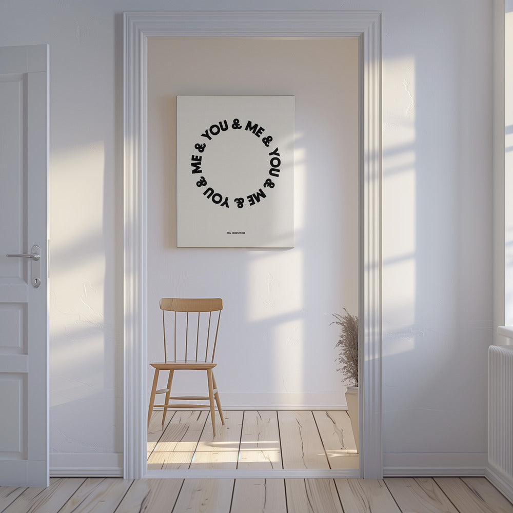 Jij maakt mij compleet | Canvas
