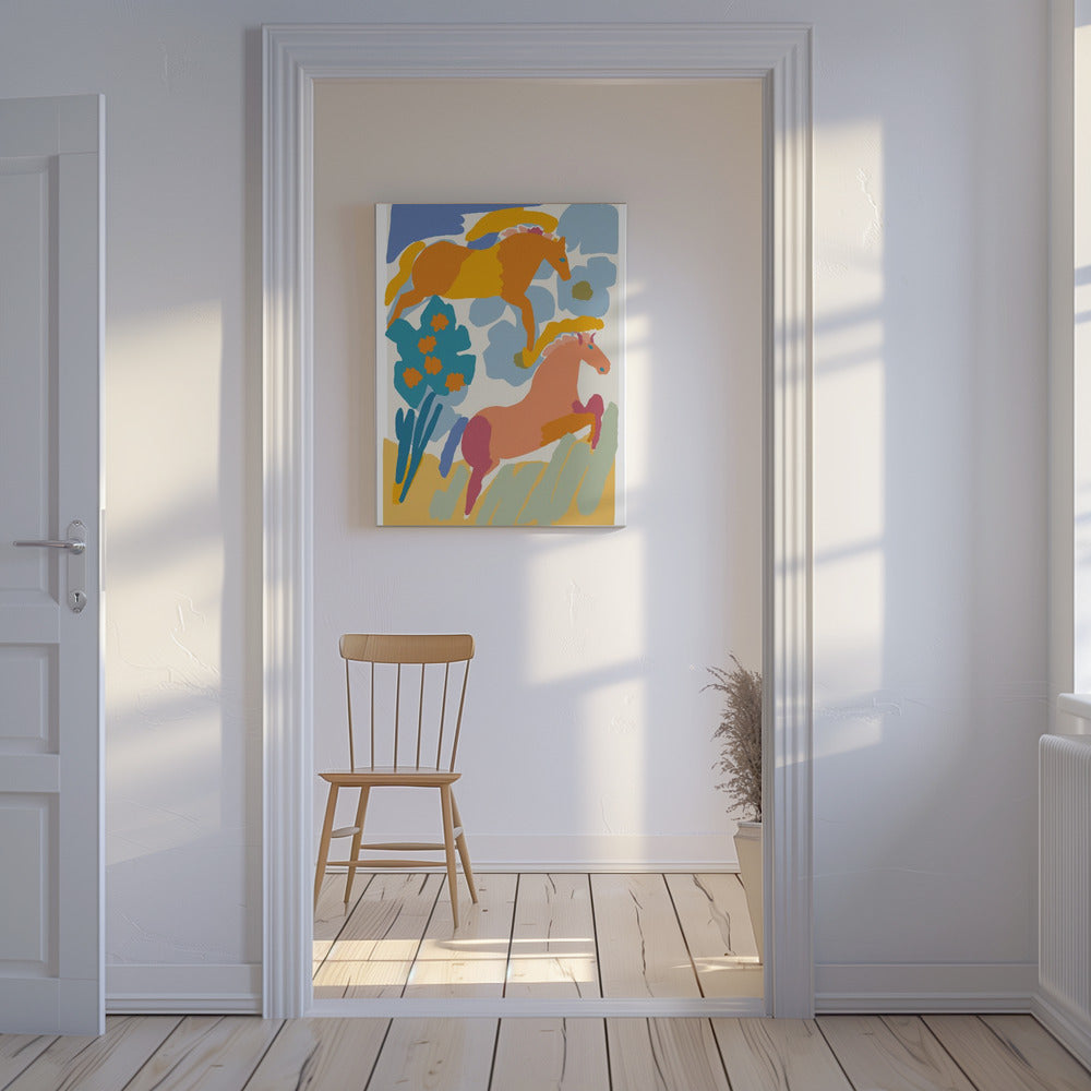 Galopperende dromen | Canvas