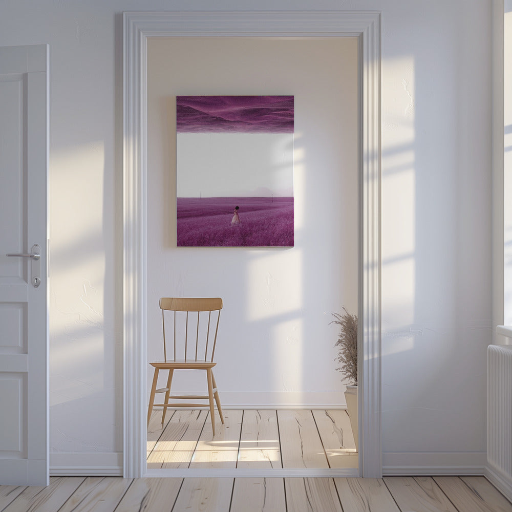 Paarse velden | Canvas