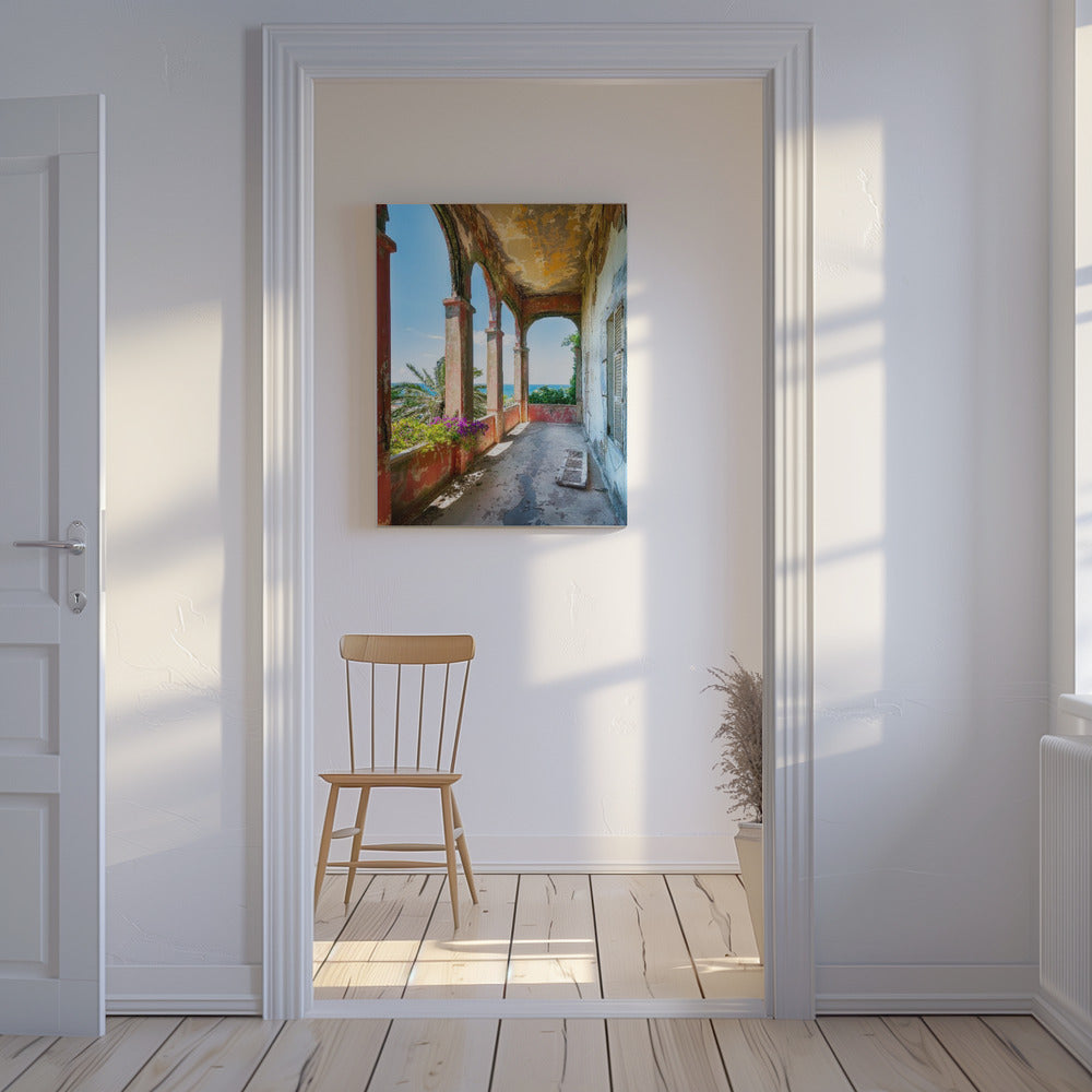 Tropisch balkon | Canvas