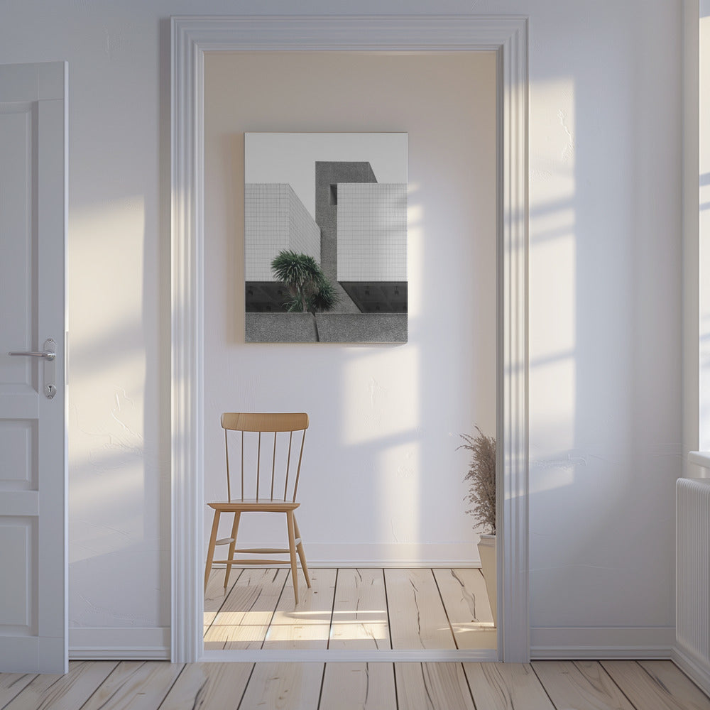 Eenzame palmen | Canvas