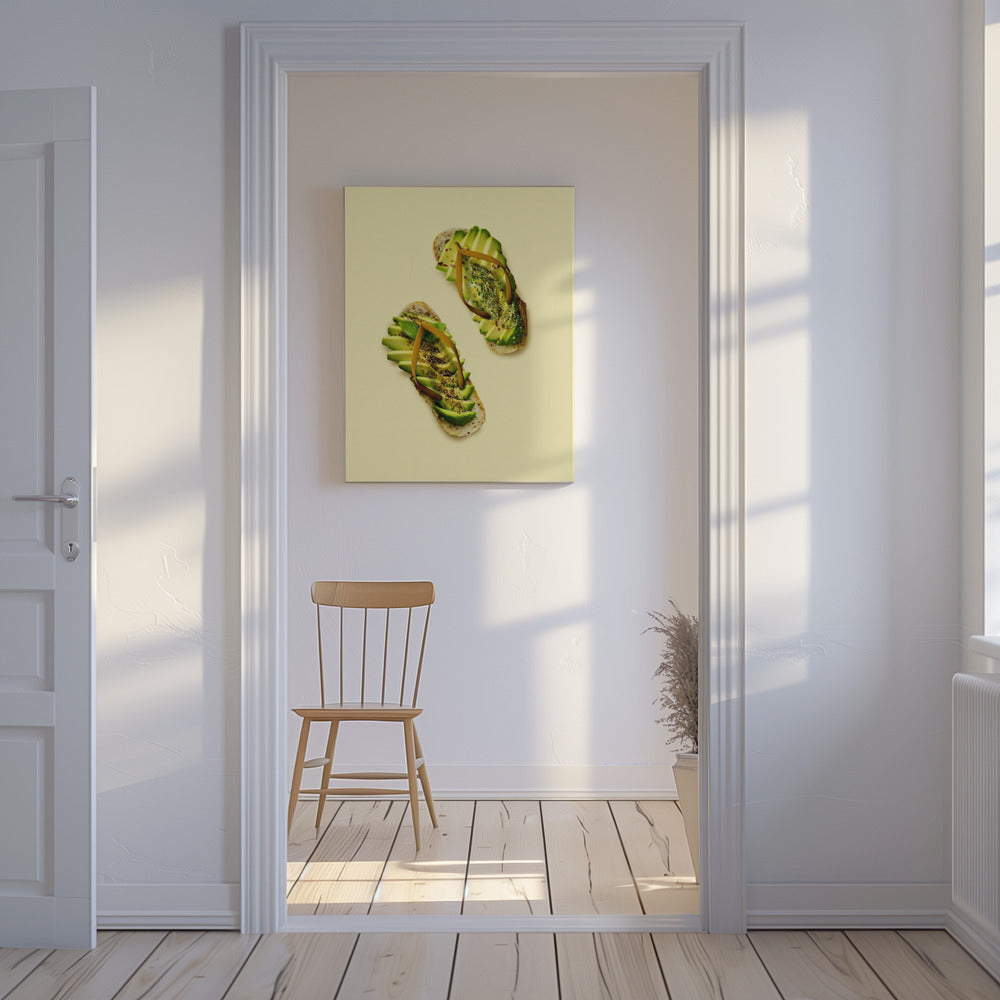 Avocadopantoffels | Canvas