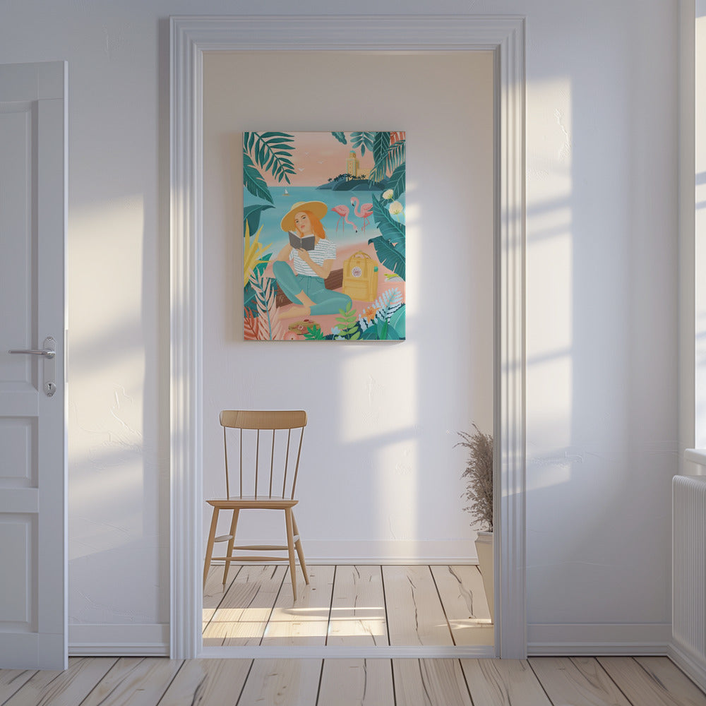 Flamingo's | Canvas
