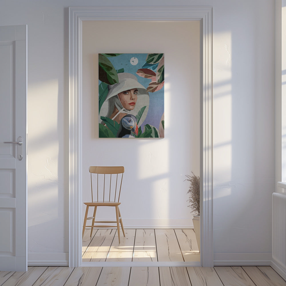 Puffin Dreamscape | Canvas