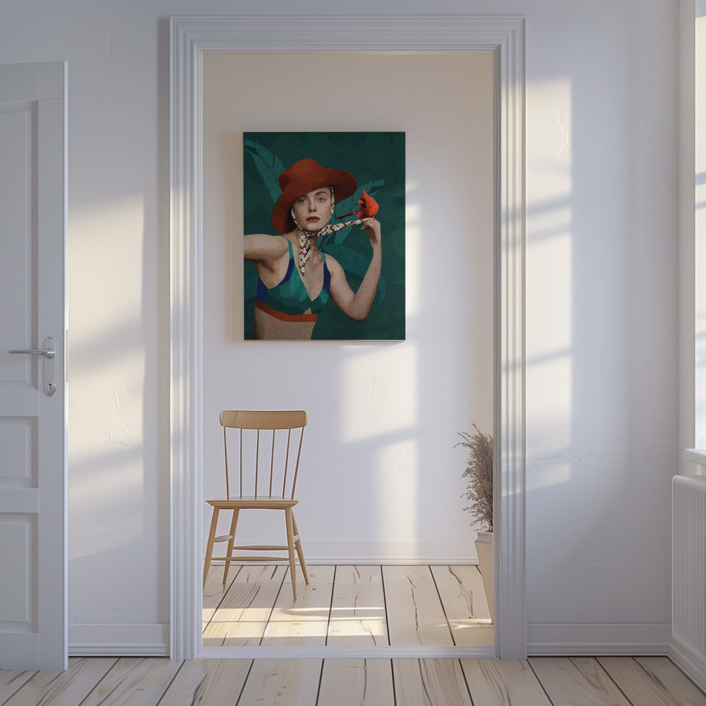 Crimson Serenade | Canvas