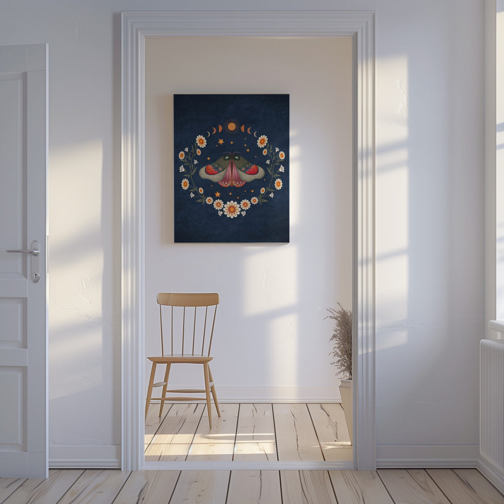 Lunar Moth Harmony | Canvas