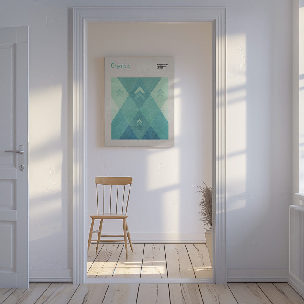 Geometrische pieken | Canvas
