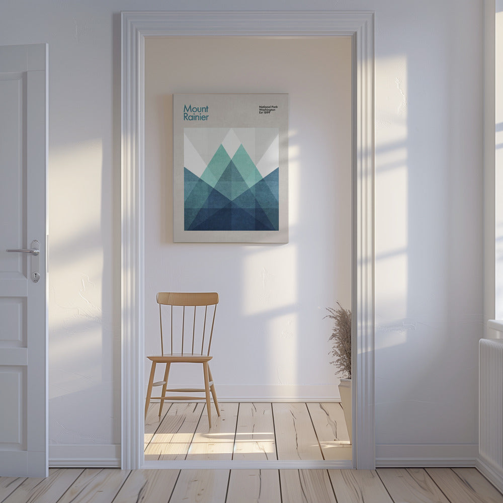Geometric Peaks | Canvas